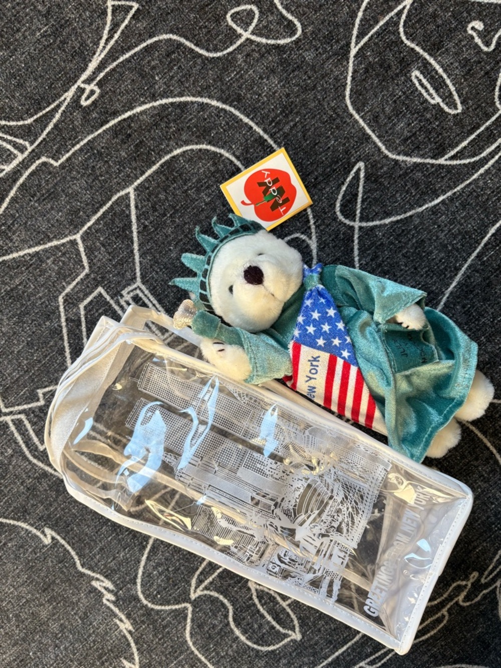 1999 Statue of Liberty Teddy Bear Plush